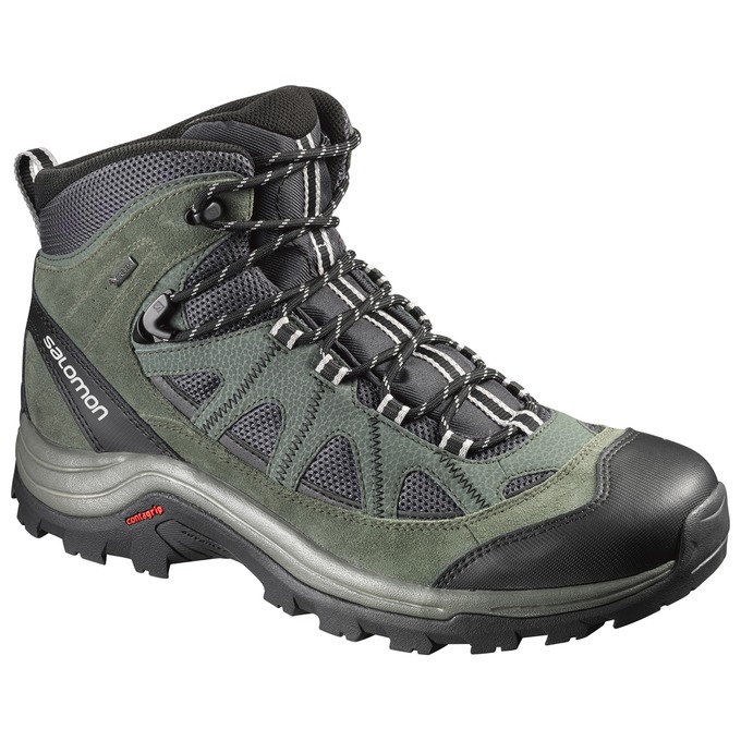 Salomon Vandrestøvler Herre Olivengrøn / Sort - AUTHENTIC LTR GTX® (KIOHJ-7532)